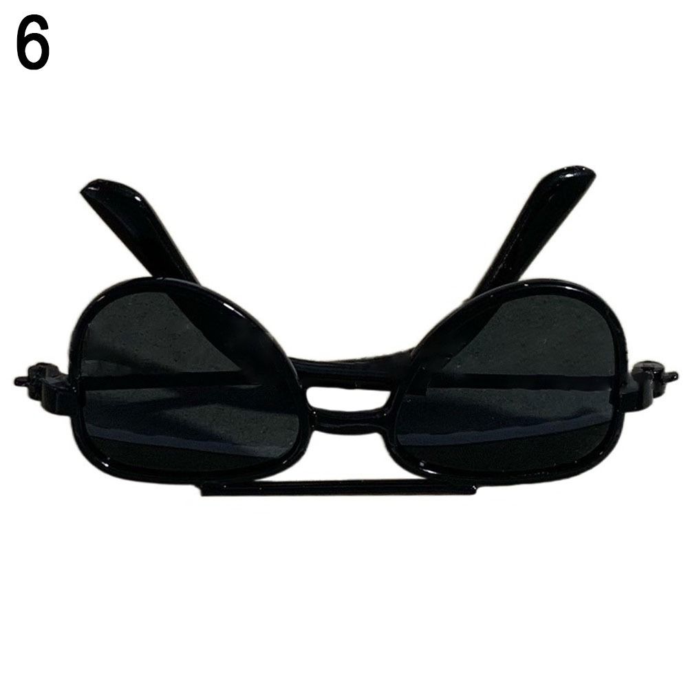 Mini Plush Doll Accessories Cute Heart Frame Plush Doll Eyeglasses For 10cm Dolls Glasses Clothes