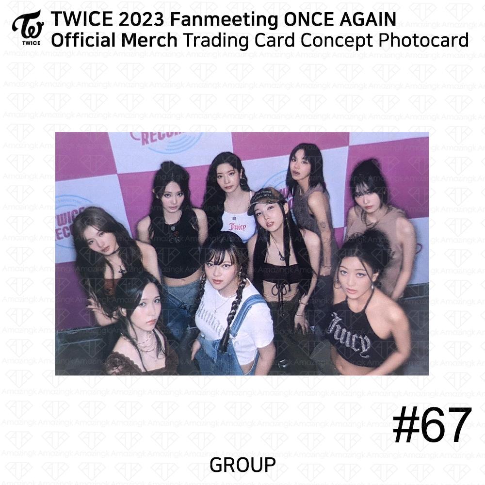 Twice Фан-встреча «ONCE AGAIN» в честь 8-й годовщины. Всплывающая карточка с коллекционной карточкой MD.