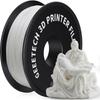 Geeetech ABS+ 3D Filament 1.75mm 1KG Plastic, 3D Printer Material, Tangle-Free, Non-Toxic, Vacuum Packaging White Black