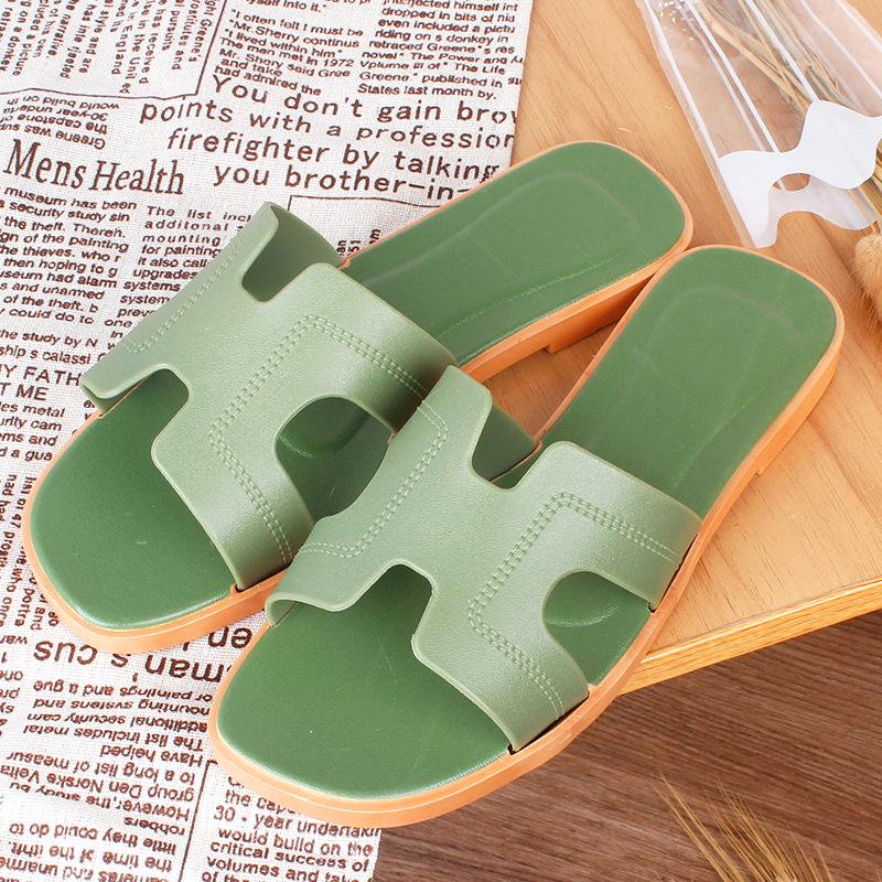 Женские универсальные летние шлепанцы с перекрестными ремешками - Нескользящие, Модные и Трендные