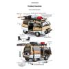 1/24 Mitsubishi Delica MPV Мини-автомобиль Литой сплав Коммерческий автомобиль Металлическая модель автомобиля Моделирование Звук и свет Игрушка в подарок