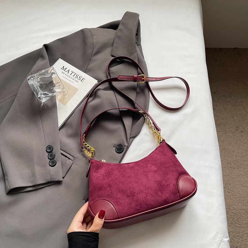 Ретро сумка женская осень-зима 2025 новая модная нишевая дизайнерская сумка через плечо и кроссбоди популярная сумка-пельмень в стиле инс