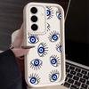 Чехол для телефона 'Синий Глаз' Для Samsung S26 S25 S24 S23 S21 S20 Ultra Для Galaxy S25 S24 FE S26 Plus Силиконовый Чехол