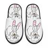 Boykisser Silly Cat House Slippers Non Slip Cartoon Cozy Household Fur Slippers Slides Living Room