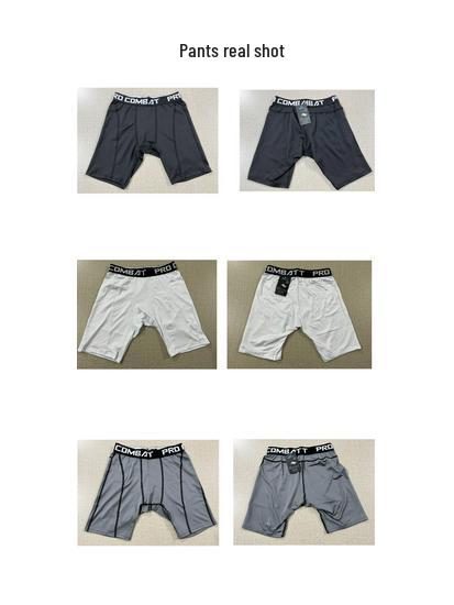 Men's Quick-Dry Elastic Sports Shorts - Breathable Compression Pants for Basketball, Running, Training, and Fitness.