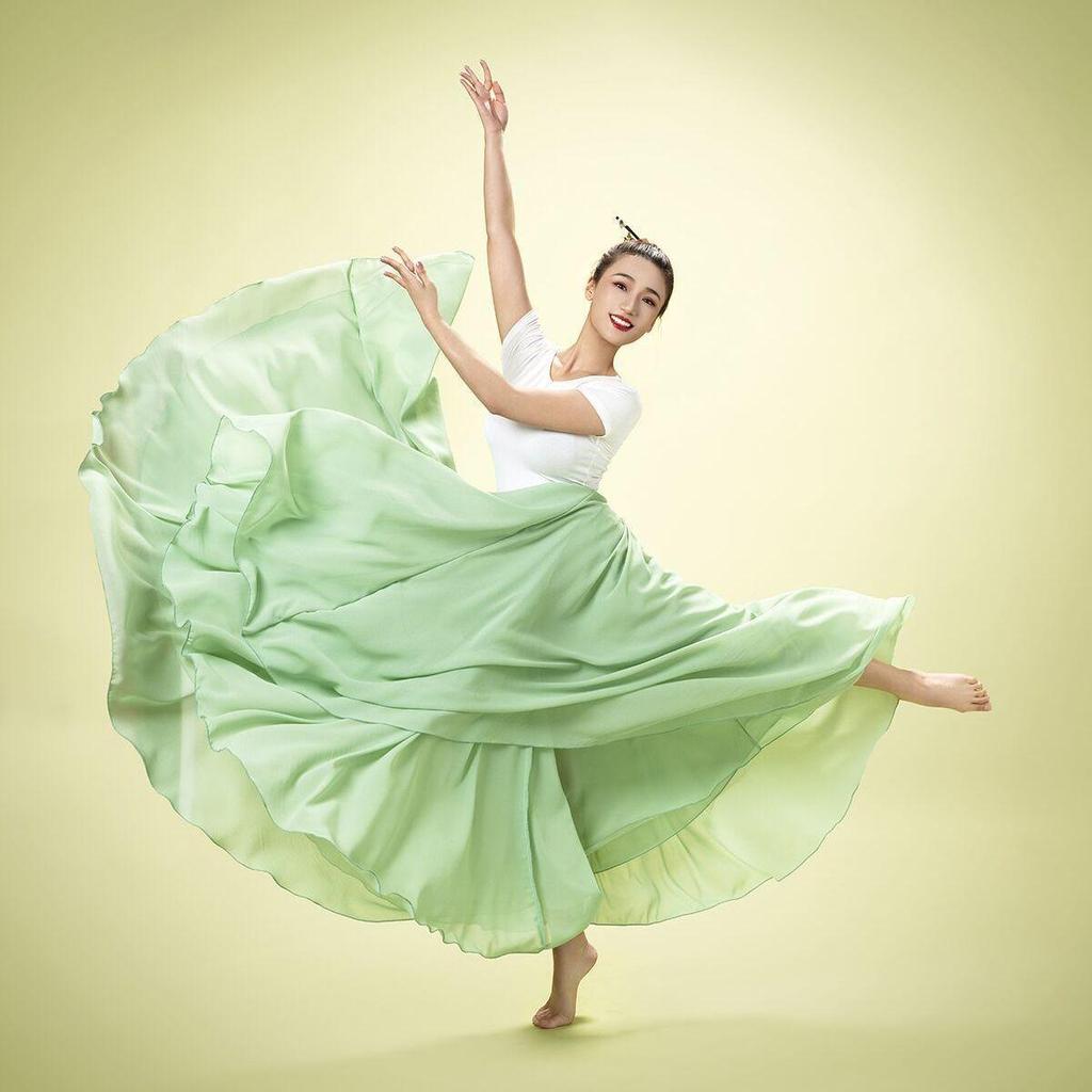 Агент 720° Алый Синьцзянский танцевальный шифоновый платок