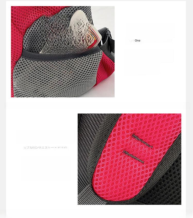 Дышащий рюкзак для путешествий с питомцами для собак и кошек - Портативная женская нагрудная сумка для прогулок