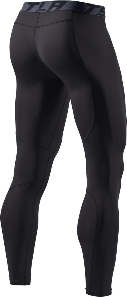 Tesla Compression Tights and Running Cold Weather Long Men's Fleece-Lined [Stretchable, Warm, Cold-Wearing] Sportswear, Leggings, Innerwear, Wear,