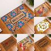 Flowers Patten Mat for Living Room Bedroom Decoration Carpet Non-slip Kitchen Area Rug Home Office Washable Entrance Doormats