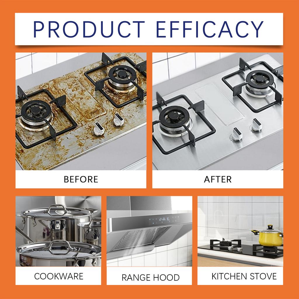 Спрей для чистки кухонных столешниц, духовки, масляный пятновыводитель 120 мл