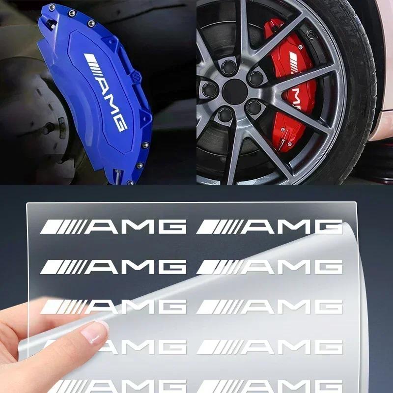Car Interior Steering Wheel Dashboard Central Stickers Badge For Mercedes Benz AMG GLE GLS CLS GLC CLA GLA Auto Accessories G4IK