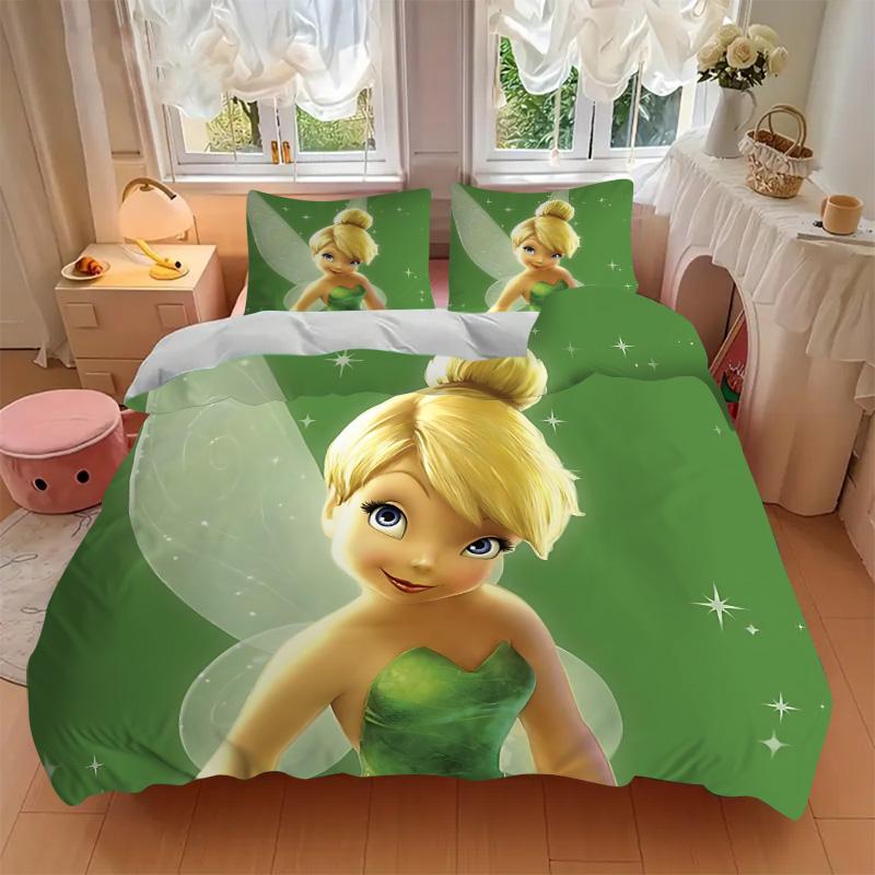 Fairy Green Dress Print 3Pcs Bedding Setduvet Cover With 2 Bedropillowcase Home Birthday Gift