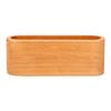 1Pc Creative Wooden Business Card Holder Case Storage Box Organizer Office Desktop Ornaments