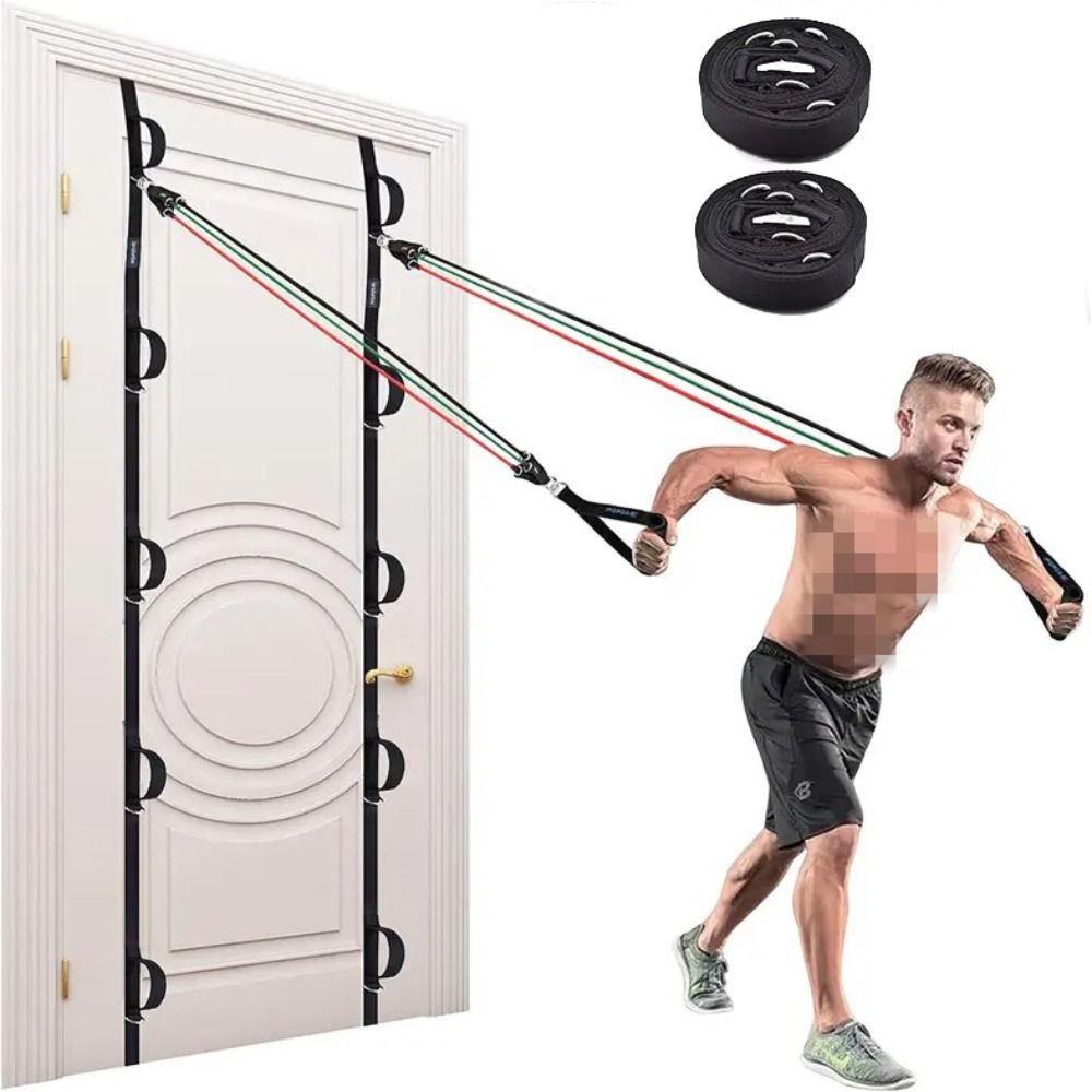 Nylon Yoga Fitness Equipment Black Gym Attachment Resistance Band  Resistance Bands Exercises