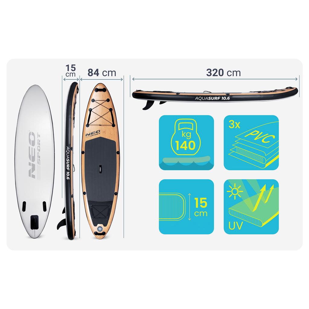 Aquasurf Sup Board 320 X 84 X Neo-Sport 170212