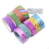 10 Rolls Mixed Glitter Washi Tape Stationery Decorative Tapes DIY Color Masking School