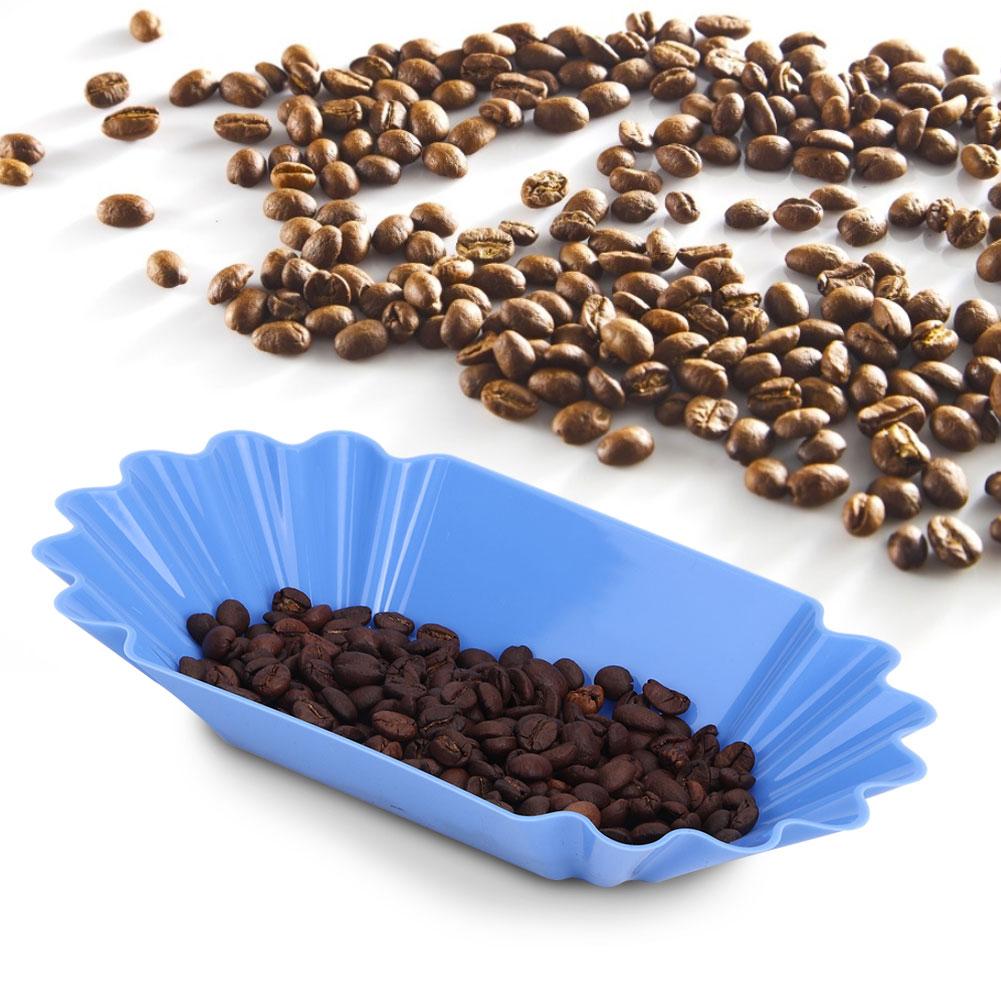 Пищевой полипропиленовый пластиковый поднос для кофейных зерен, демонстрационная тарелка, контейнер для домашней кухни