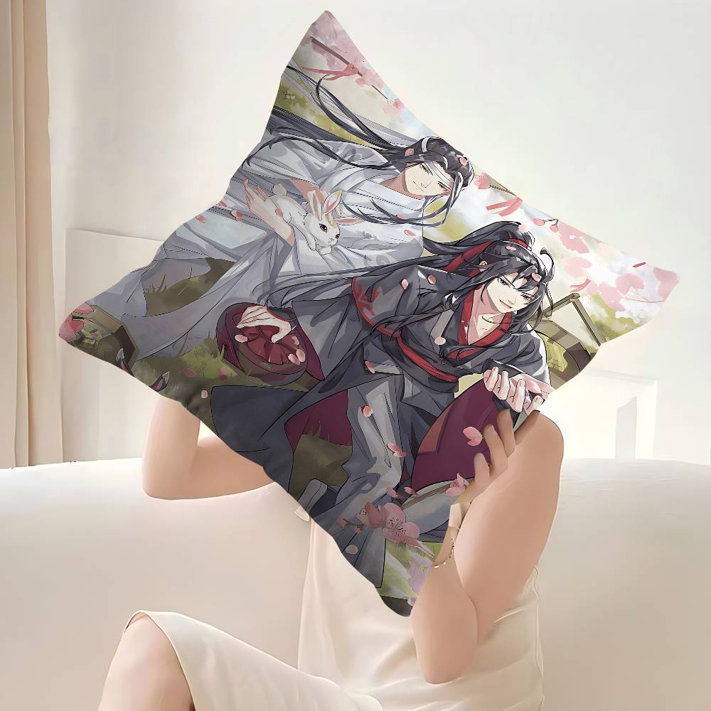 Anime Grandmaster Mo Dao Zu Shi Pillow Gift Home Office Decoration Bedroom Sofa Car Cushion Cover Case x