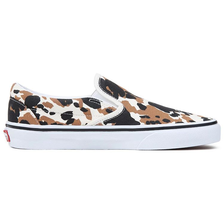 Vans Classic Slip-On Cow Print Unisex Sneakers Multi-Color VN0A7Q5DMUL