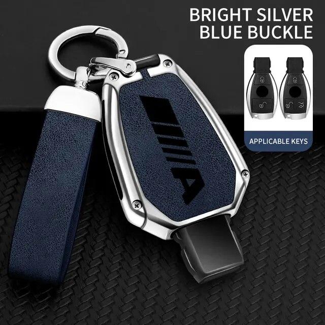 Чехол для автомобильного ключа из цинкового сплава для Mercedes Benz A Class, защита с дистанционным управлением для Mercedes Benz A180 A200, чехол для ключей, автомобильные аксессуары