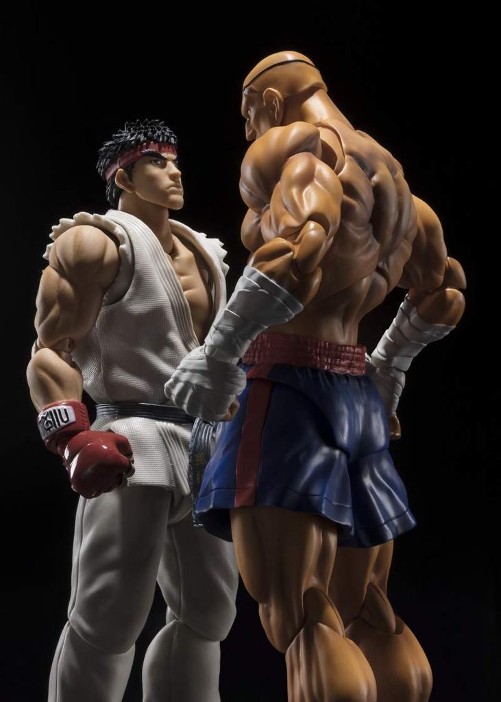 S H Figuarts Сагат Street Fighter V 6-дюймовая экшн-фигурка с эффектами и подставкой