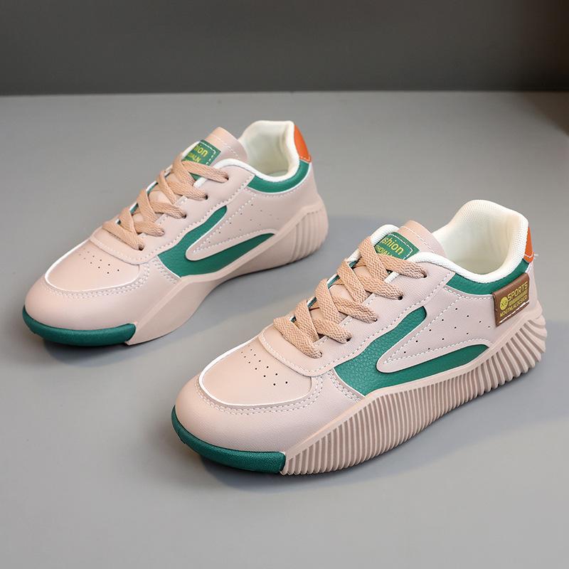Спортивная обувь для женщин, кроссовки, весенняя новинка для путешествий, повседневная обувь с мягкой подошвой и плоской подошвой, кожаные кроссовки для бега