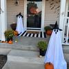 Glowing Ghost Figure Ornament Halloween Decoration 120cm High For Porch Front Yard Garden Display Indoor and Outdoor