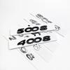 2026 Hot Car Sticker For Peugeot 2008 3008 4008 5008 Parts Accessories Car ABS Boot Trunk Tail Chrome Letters Words Logo Badge E
