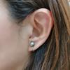 By Yumi Pearl Large Suitable for Ceremonial Made In Japan [Produced Katsura] Earrings, 8mm, Ladies, Popular, Large, Occasions, Long-term Wear,