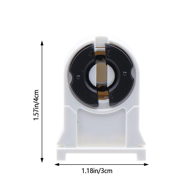5 шт. T8/G13 люминесцентный патрон лампы термостойкий держатель лампы держатель трубки света бытовой держатель трубки света для домашнего офиса