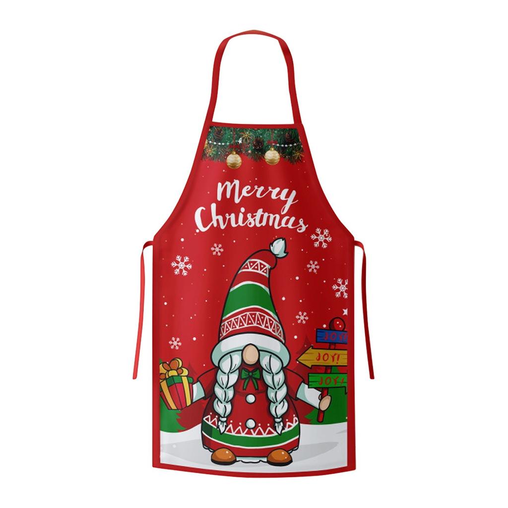 Christmas Apron: And Claus Design Home Kitchen Apron Christmas Decorations