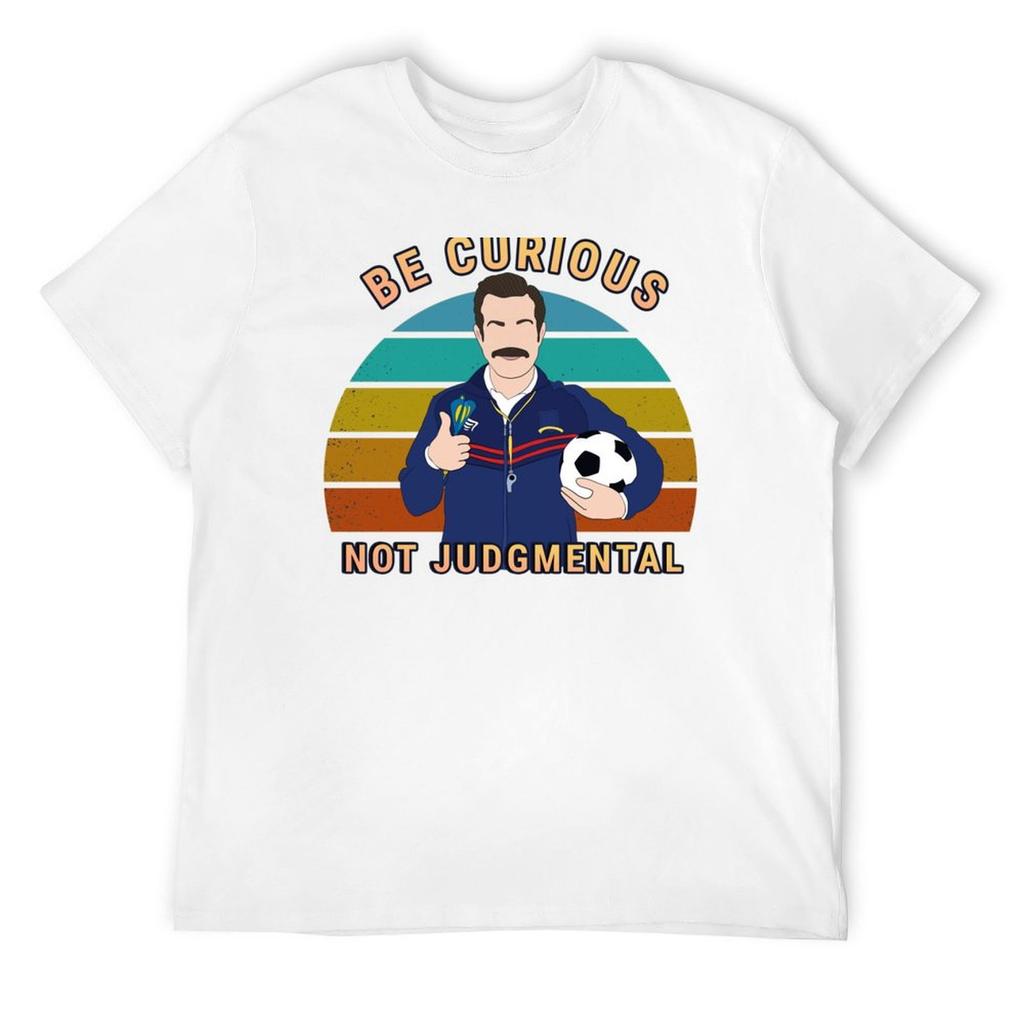Be curious not judgemental quote art with T-Shirt oversizeds graphic t shirts anime shirt men workout shirt