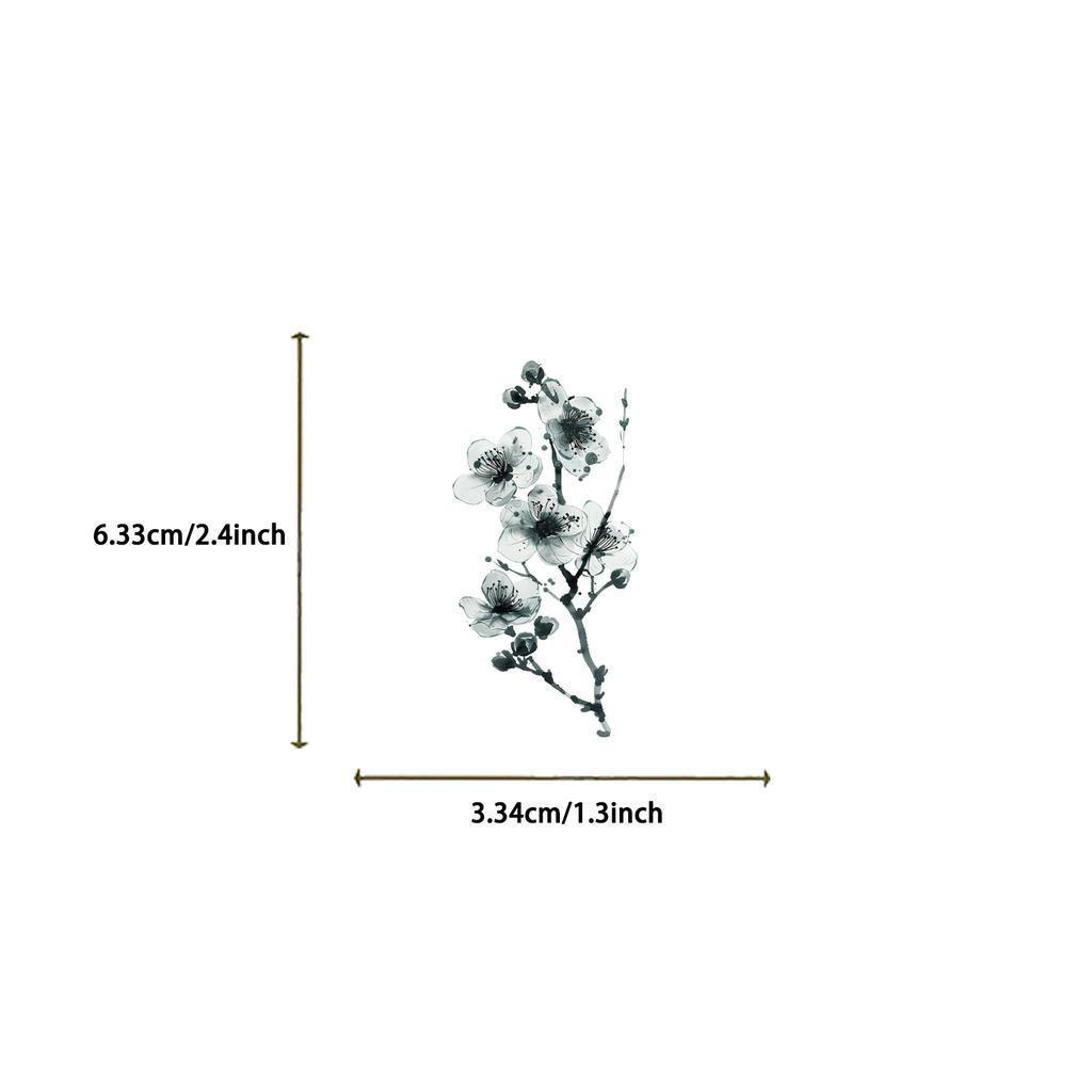 50pcs Flower Plant Stickers Hand Tent DIY Stick Labels Scrapbooking Material Journal Supplies Transparent Flower PET Sticker