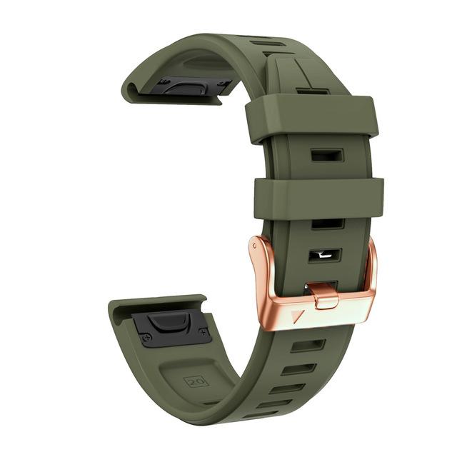 Быстросъемный силиконовый ремешок 20 мм для женщин для Garmin Mk3 Mk3i 43 мм Fenix 8 43 мм/7S 7SPro/Fenix6S 6SPro/Fenix 5S Plus Instinct 2S E 40 мм