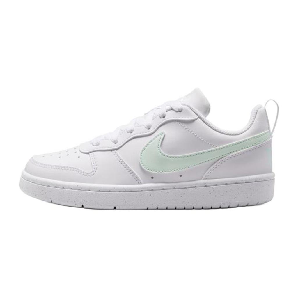 Nike Кроссовки для детей Court Comfortable Versatile Low-Top Детские кроссовки Белый Зеленый DV5456-138