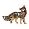 Wooden Crafts Creative Forest Animal Home Decoration Wooden Ornaments