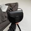 Retro Messenger Bag Women's Autumn and Winter New Trendy Fashion Saddle Bag High-end Simple Shoulder Bag