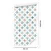 Geometric colorful pattern wallpaper for living room and bedroom 50x1000