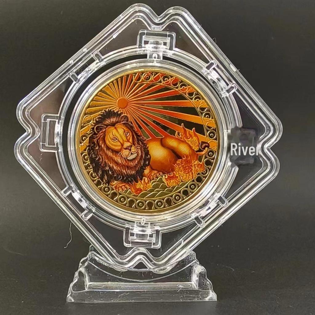 Позолоченный набор медальонов со знаками зодиака Скорпион, Близнецы и Весы