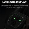 Megir Модные спортивные часы для мужчин, корпус из нержавеющей стали, водонепроницаемые, люминесцентные, военные, кварцевый хронограф, автодата, мужские часы 8411