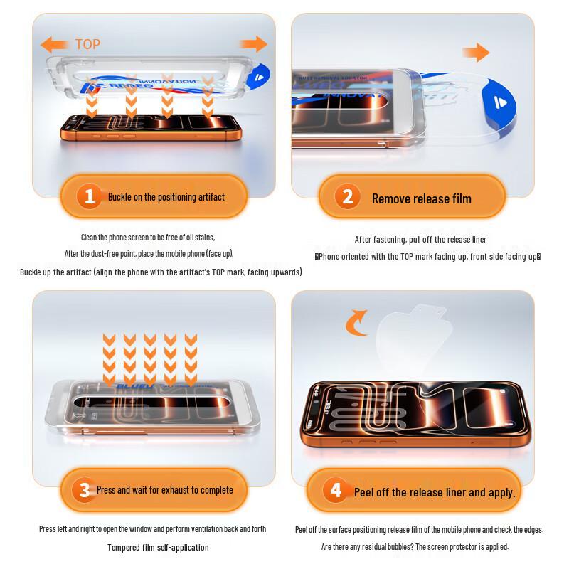 BLUEO AR Enhanced Screen Protector for iPhone 16/17 Pro Max