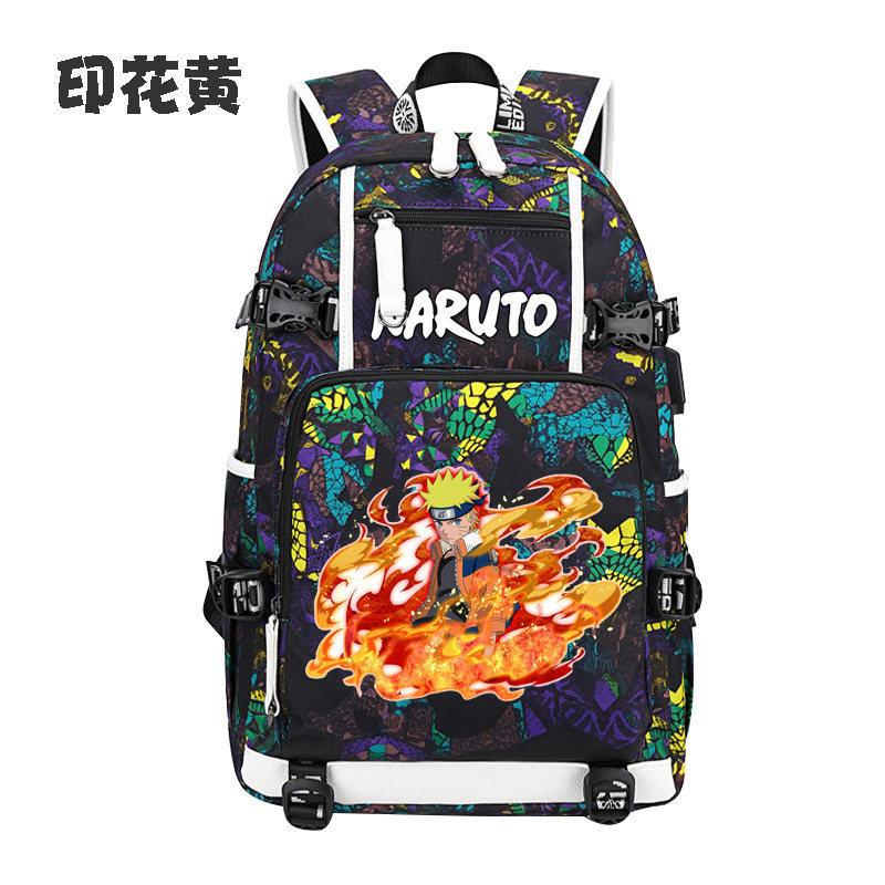 Naruto Anime Backpack Lightweight Ergonomic Lumbar Support Large Capacity for Students