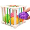 Infant Fruit Sisele Toy Set, Rainbow Rubik'S Cube Sisele Baby Cognitive Educational Toys