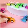 Mini Plastic Push Back Car Toy With Color Transparent Design For Kids Learning