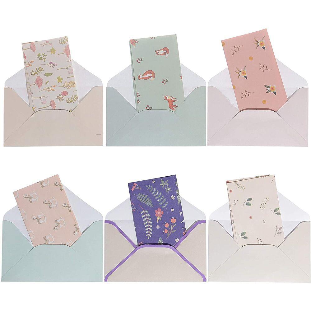 Letter Pad Different Style Beautiful Flower Letter Paper Writing Paper Envelope Stationery Paper