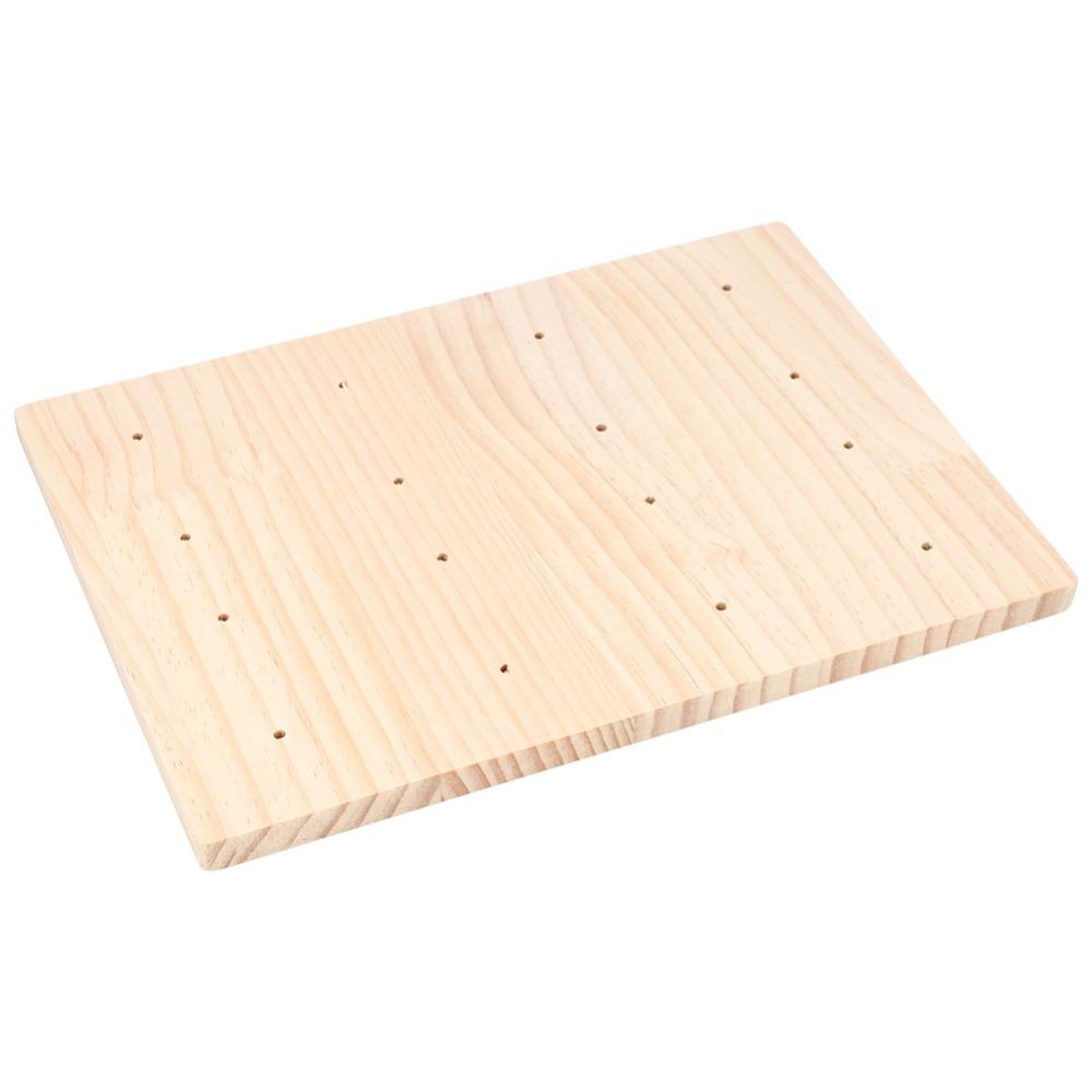 Spiral Groove Design Wooden Scratching Board Wood Pet Play Toy Durable Cage Accessory  Squirrel