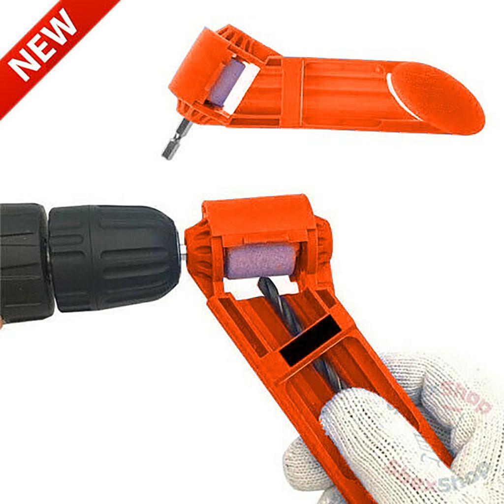 1Set Portable 2.0-12.5mm Drill Bit Sharpener Twist Drill Bit Sharpening Machine Corundum Grinding Wheel Tools