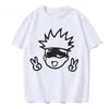 Мужская футболка Y2k с коротким рукавом и круглым вырезом Новинка Топы и футболки Мужская футболка Camisetas Manga Японское аниме Jujutsu Kaisen 70268