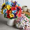 Plastic Realistic Faux Blooms UV Resistant Fake Flower Bouquets  Flower Arrangement