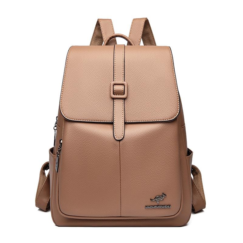 Women's New Korean Style Simple and Fashionable Women's Backpack Commuting Versatile Large Capacity One-shoulder Casual Bag